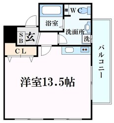 芦屋駅 徒歩4分 2階の物件間取画像